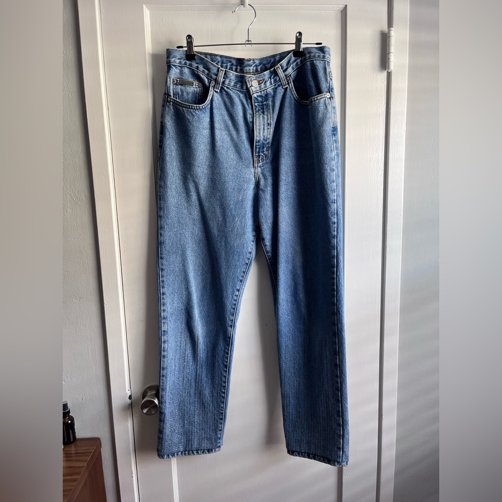 Calvin Klein VTG Straight Leg with sparkle detail